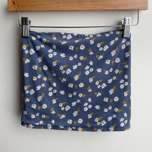 wild fable Tops - Wild Fable Ditzy Floral Blue Tube Top - Size S